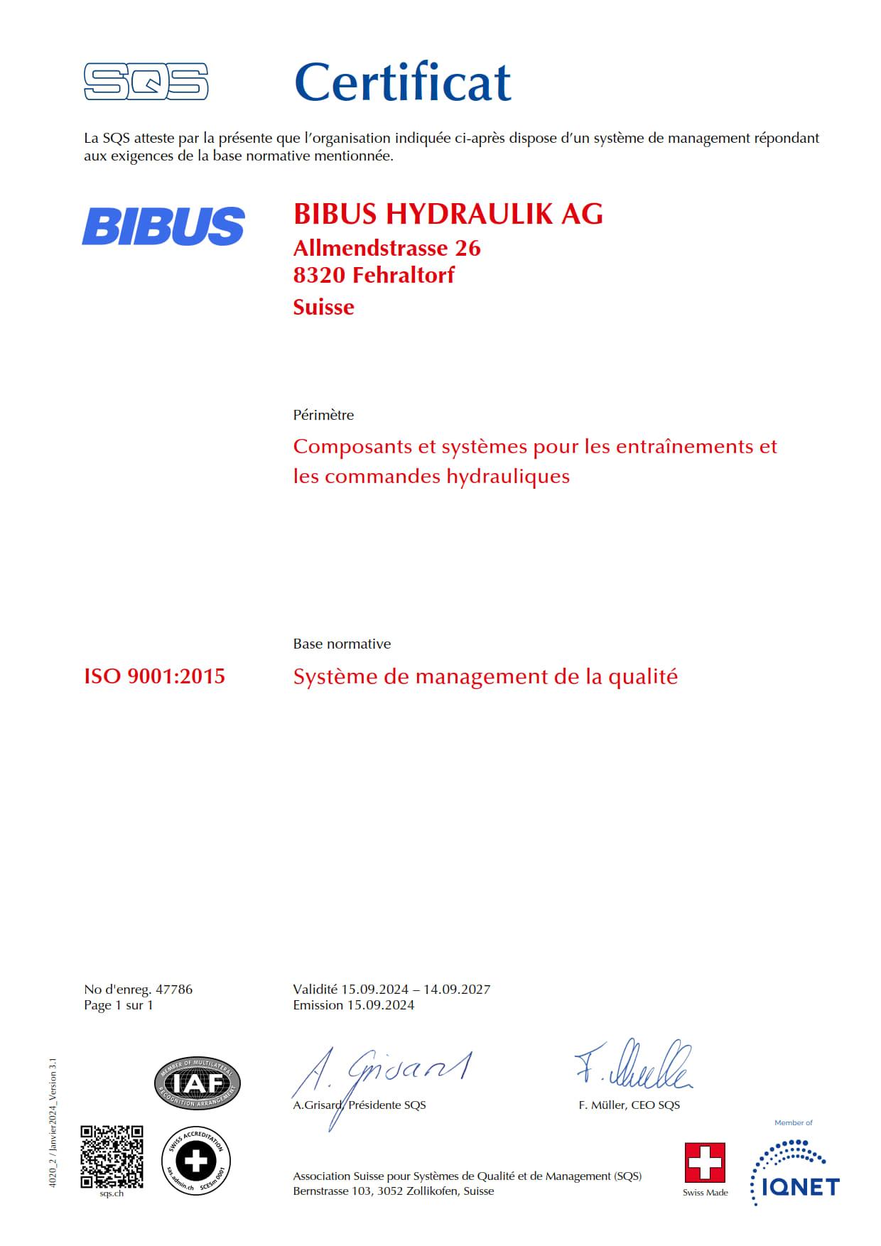 BIBUS_HYDRAULIK_AG_Certificat_SQS_fr_47786