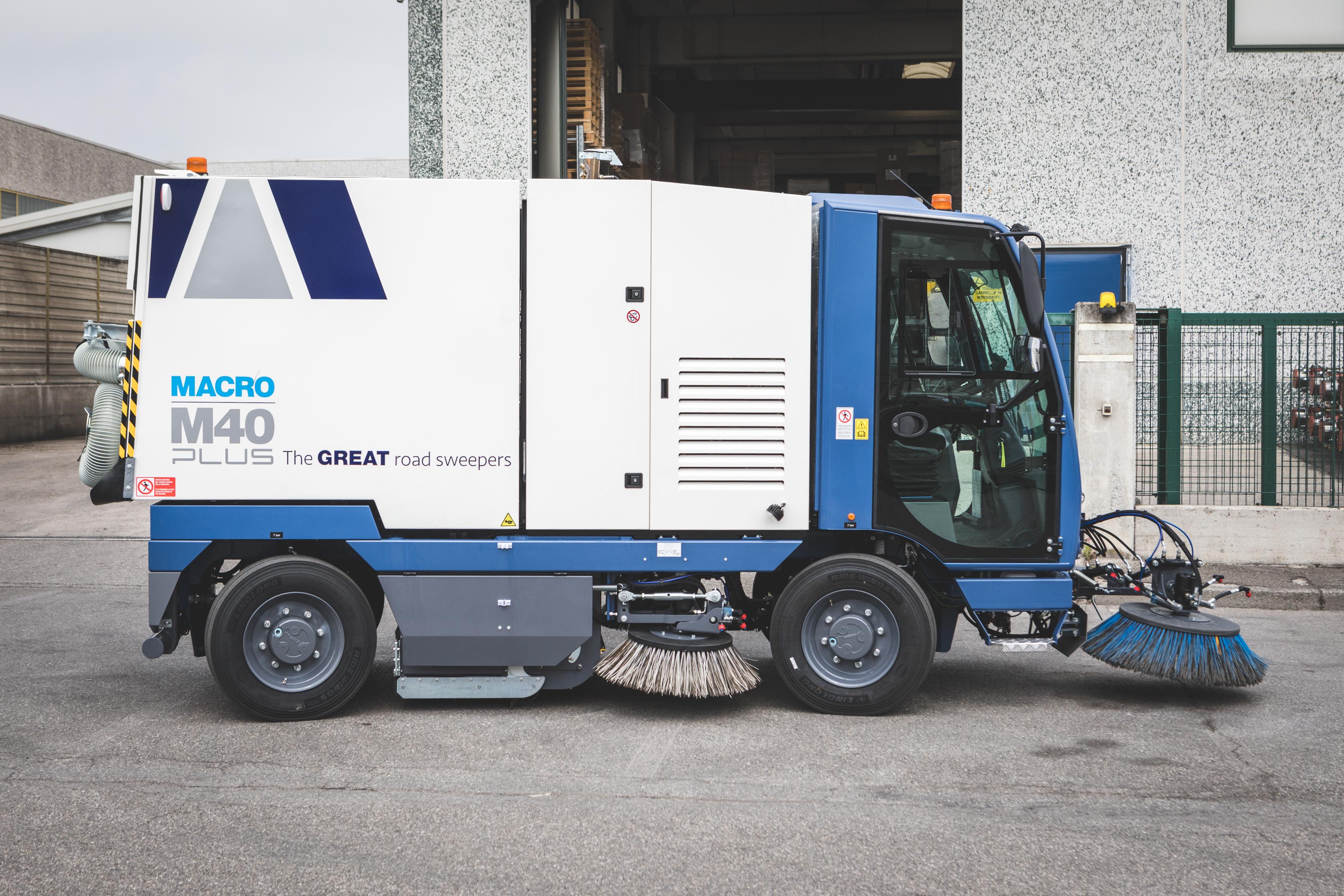 Sistema di frenatura personalizzato per macchine spazzatrici